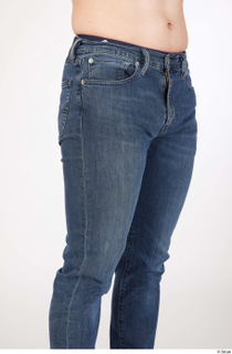 Serban blue jeans casual dressed thigh 0003.jpg